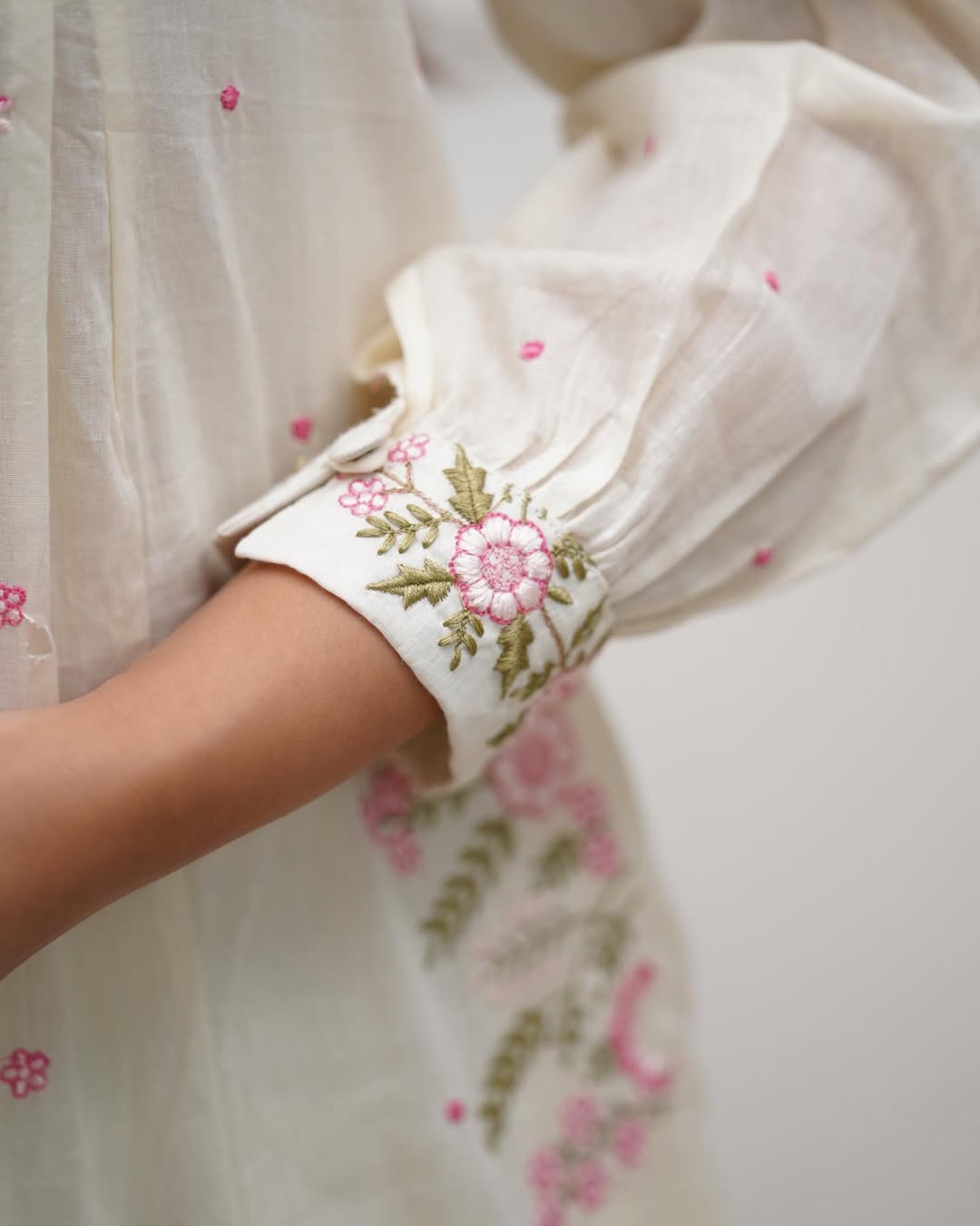 Neelkamal Embroidered Cotton Suit Set