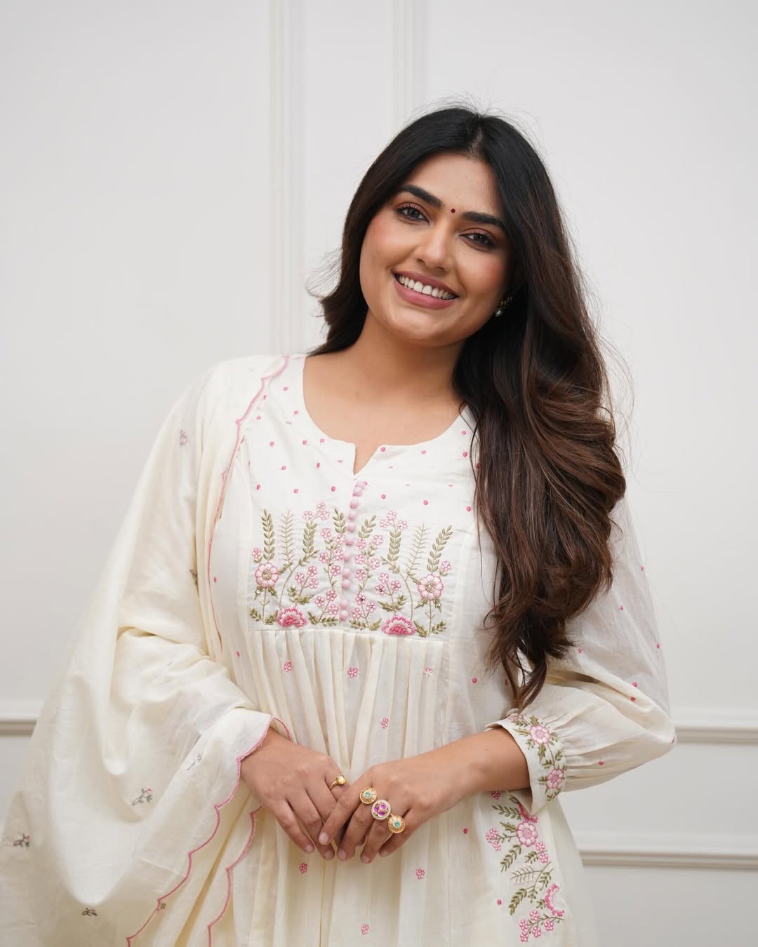 Neelkamal Embroidered Cotton Suit Set