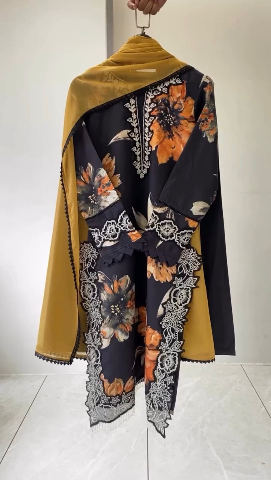 Noorika Printed Muslin Palazzo Suit Set